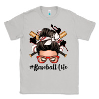 Moon Dust baseball life messy bun Classic Tee - Zillion Design Studio