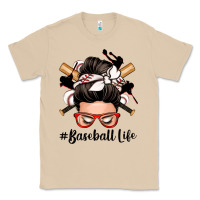Mushroom baseball life messy bun Classic Tee - Zillion Design Studio