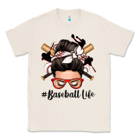 Natural baseball life messy bun Classic Tee - Zillion Design Studio