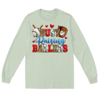 Matcha busy raising ballers baseball Long Sleeve Tee - Zillion Design Studio