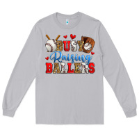 Moon Dust busy raising ballers baseball Long Sleeve Tee - Zillion Design Studio