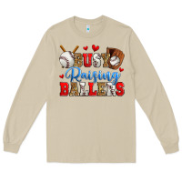 Mushroom busy raising ballers baseball Long Sleeve Tee - Zillion Design Studio