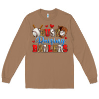 Toasted Coconut busy raising ballers baseball Long Sleeve Tee - Zillion Design Studio
