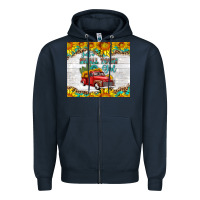 Navy just a small town girl with car Zipper Hoodie - HRA Design Shop