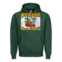 Sports Green just a small town girl with car Zipper Hoodie - HRA Design Shop