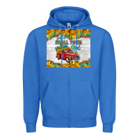 True Royal just a small town girl with car Zipper Hoodie - HRA Design Shop