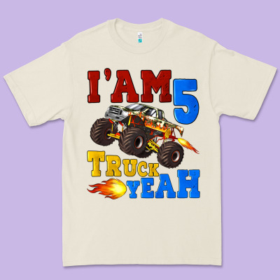 I'am Five Truck Yeah Premium Tee Designed By Artiststas