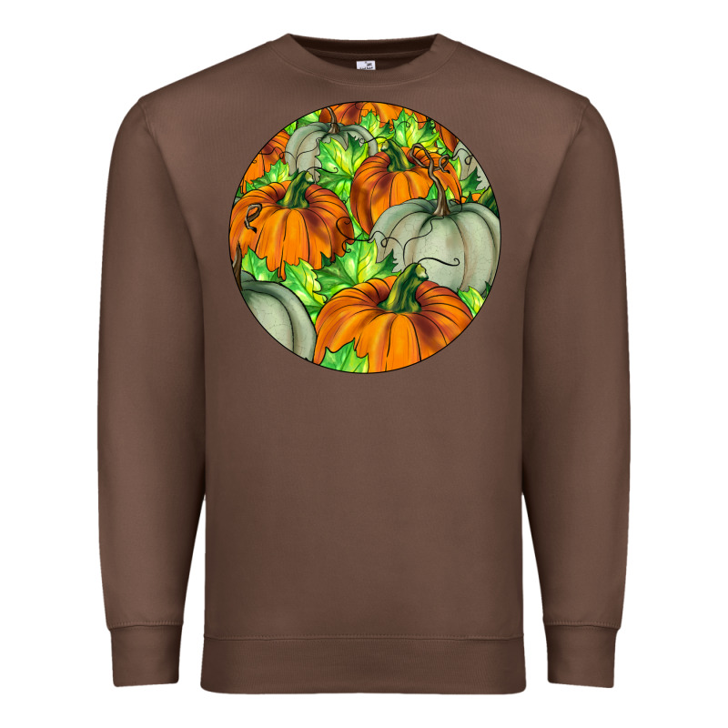 Fall Rounded Premium Sweatshirt by LillyAllenDesigns | Teevron