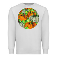 Dove Grey Fall Rounded Premium Sweatshirt - LillyAllenDesigns