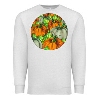 Oatmeal Heather Fall Rounded Premium Sweatshirt - LillyAllenDesigns
