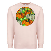Pale Pink Fall Rounded Premium Sweatshirt - LillyAllenDesigns
