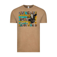 Vintage Coffee living life somewhere between jesus Vintage Tee - texasbilliewilder