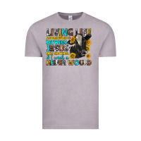 Living Life Somewhere Between Jesus Vintage Tee | Teevron
