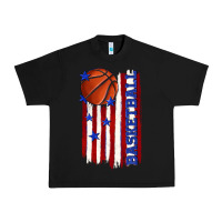 Black basketball american flag Urban Heavy Tee - texasbilliewilder
