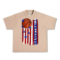 Burro basketball american flag Urban Heavy Tee - texasbilliewilder