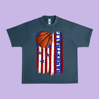 Urban Heavy Tee basketball american flag