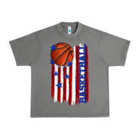 Tornado basketball american flag Urban Heavy Tee - texasbilliewilder