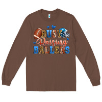 Chestnut busy raising ballers american football Long Sleeve Tee - Zillion Design Studio