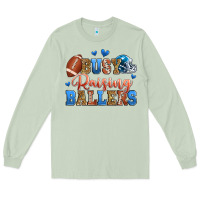 Matcha busy raising ballers american football Long Sleeve Tee - Zillion Design Studio