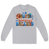 Moon Dust busy raising ballers american football Long Sleeve Tee - Zillion Design Studio