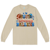Mushroom busy raising ballers american football Long Sleeve Tee - Zillion Design Studio