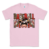 Bubblegum Pink baseball mom messy bun Classic Tee - Zillion Design Studio