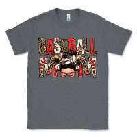 Charcoal Heather baseball mom messy bun Classic Tee - Zillion Design Studio