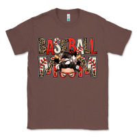 Chestnut baseball mom messy bun Classic Tee - Zillion Design Studio