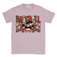 Lilac baseball mom messy bun Classic Tee - Zillion Design Studio