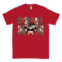Red baseball mom messy bun Classic Tee - Zillion Design Studio