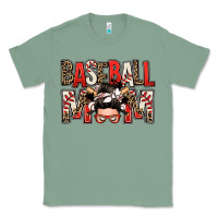 Sage baseball mom messy bun Classic Tee - Zillion Design Studio
