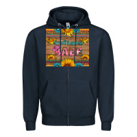 Navy small business babe Zipper Hoodie - HRA Design Shop