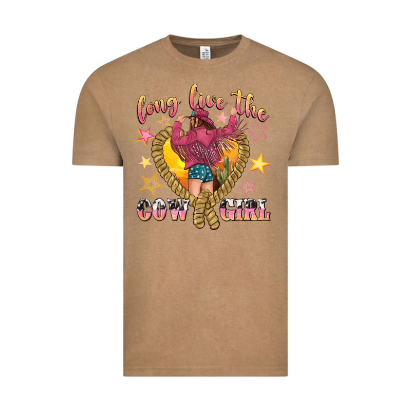 Long Live The Cowgirl Vintage Tee by texasbilliewilder | Teevron