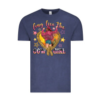 Vintage Denim long live the cowgirl Vintage Tee - texasbilliewilder