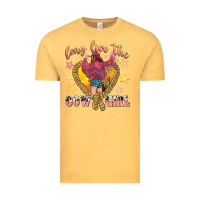 Vintage Mustard long live the cowgirl Vintage Tee - texasbilliewilder
