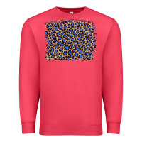 Cardinal leopard with navy blue glitter Premium Sweatshirt - Artiststas