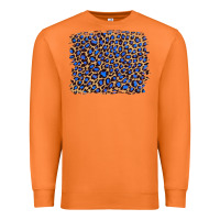 Carrot leopard with navy blue glitter Premium Sweatshirt - Artiststas