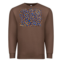 Chestnut leopard with navy blue glitter Premium Sweatshirt - Artiststas