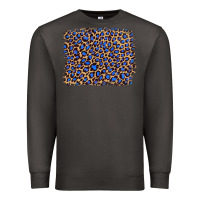 Smoke leopard with navy blue glitter Premium Sweatshirt - Artiststas