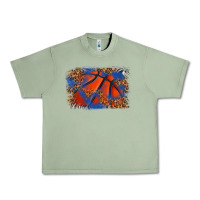 Oil Green basketball background Urban Heavy Tee - texasbilliewilder