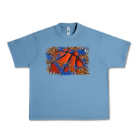 Pebble Blue basketball background Urban Heavy Tee - texasbilliewilder