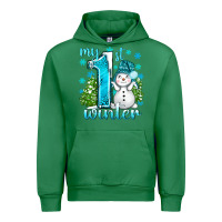 Emerald My 1 St Winter With Cute Snowman Urban Hoodie - BundleAndBundleShop