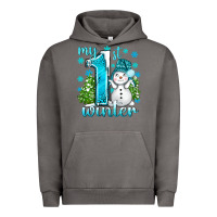 Pigment Tornado My 1 St Winter With Cute Snowman Urban Hoodie - BundleAndBundleShop