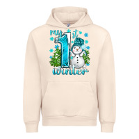 Sandshell My 1 St Winter With Cute Snowman Urban Hoodie - BundleAndBundleShop