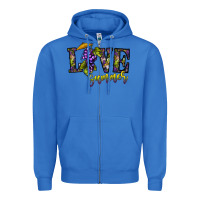 True Royal love summer Zipper Hoodie - CowhideDigitalArt