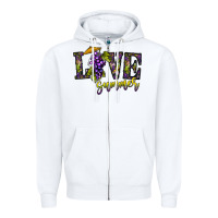 White love summer Zipper Hoodie - CowhideDigitalArt