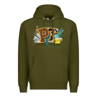 Army Green pt physical therapist western Premium Hoodie - NancyCooperArtShop