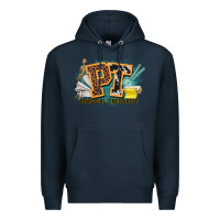 Navy pt physical therapist western Premium Hoodie - NancyCooperArtShop
