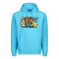 Ocean Blue pt physical therapist western Premium Hoodie - NancyCooperArtShop