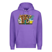 Purple pt physical therapist western Premium Hoodie - NancyCooperArtShop